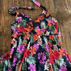 Floral swim dress